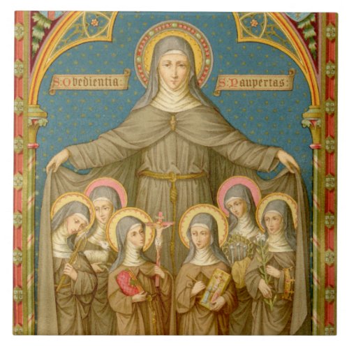 St Clare of Assisi  Nuns SAU 27 Ceramic Tile 2