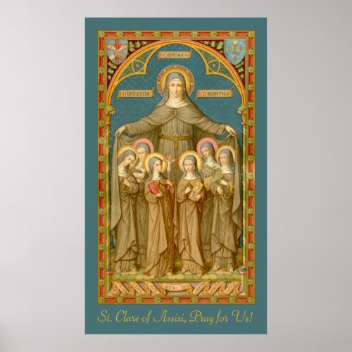 St Clare of Assisi  Nuns SAU 27 Poster