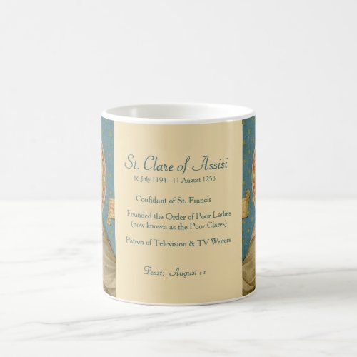 St Clare of Assisi SAU 027 Coffee Mug 12a