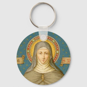 St. Clare of Assisi (SAU 027) Keychain