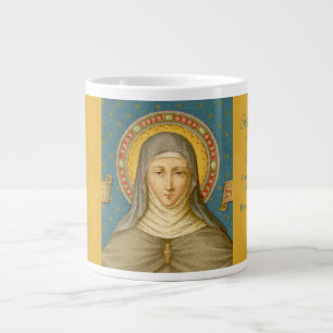 St. Clare of Assisi (SAU 027) XLarge Coffee Mug 2