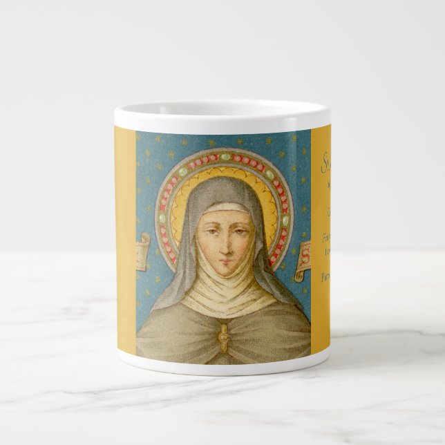 St. Clare of Assisi (SAU 027) XLarge Coffee Mug 2 (Front)