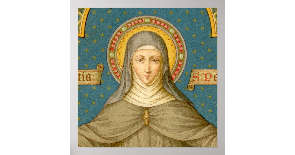 St. Clare of Assisi (SAU 27) 16"x16" or smaller Poster | Zazzle