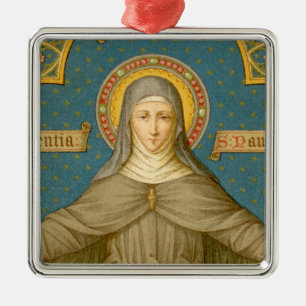 St. Clare of Assisi (SAU 27) Metal Ornament