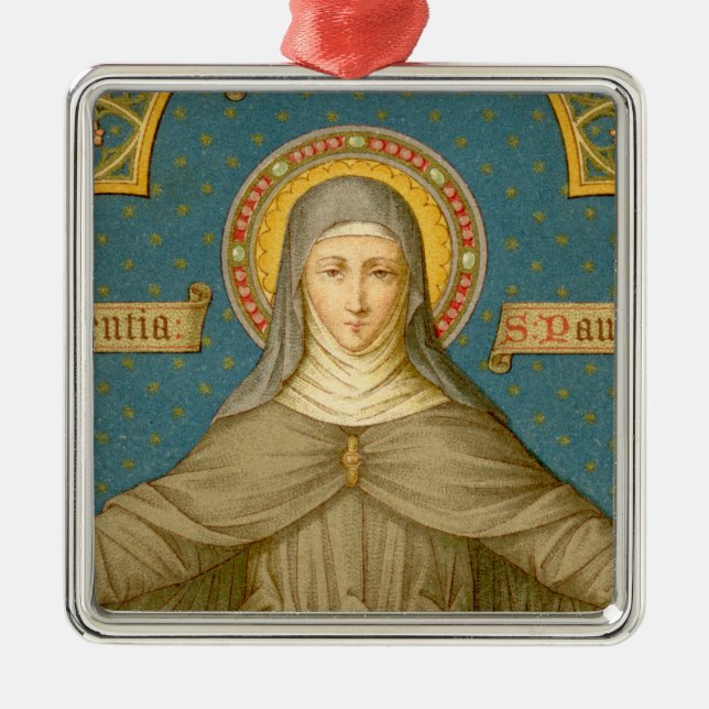 St. Clare of Assisi (SAU 27) Metal Ornament (Front)