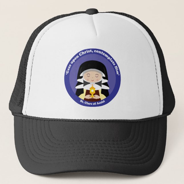 St. Clare of Assisi Trucker Hat (Front)