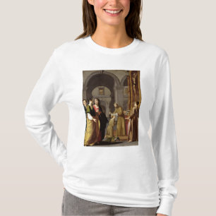 St. Clare Receiving the Veil from St. Francis T-Shirt