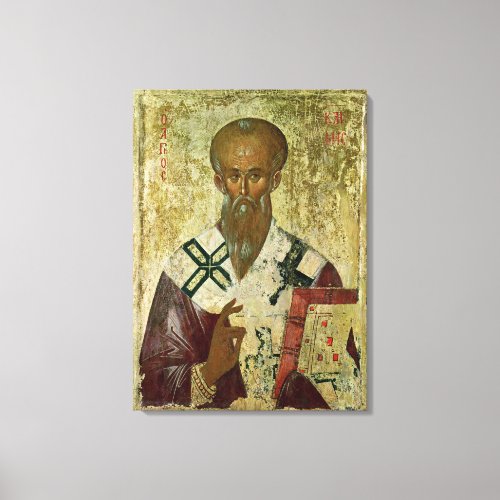 St Clement 14th_15th century Canvas Print