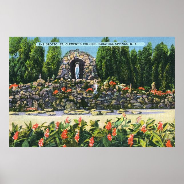 St. Clement's College Grotto Poster (Front)