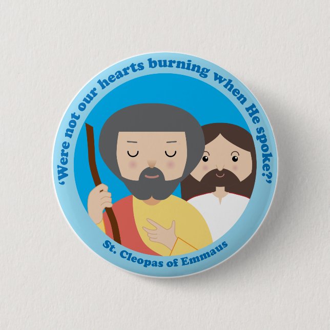 St. Cleopas of Emmaus Button (Front)