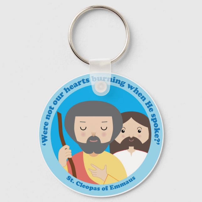 St. Cleopas of Emmaus Keychain (Front)