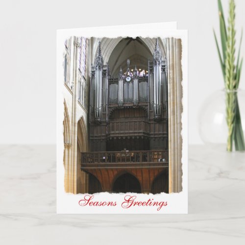 St Clotilde organ Holiday Card