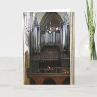 St Clotilde organ, Paris Card