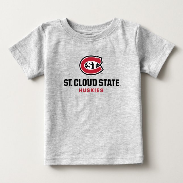 St. Cloud State Huskies Athletic C-Logo Baby T-Shirt (Front)