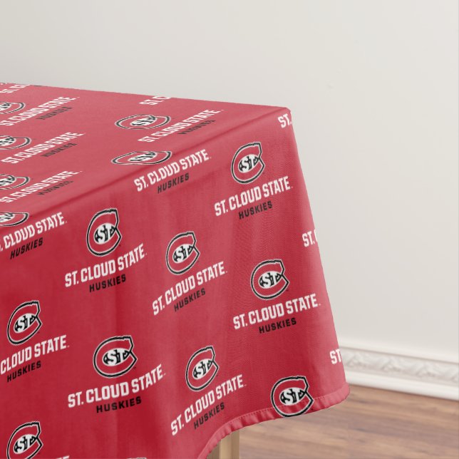 St. Cloud State Huskies Athletic C-Logo Tablecloth (In Situ)