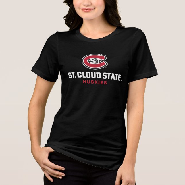St. Cloud State Huskies Athletic C-Logo Tri-Blend Shirt (Front)