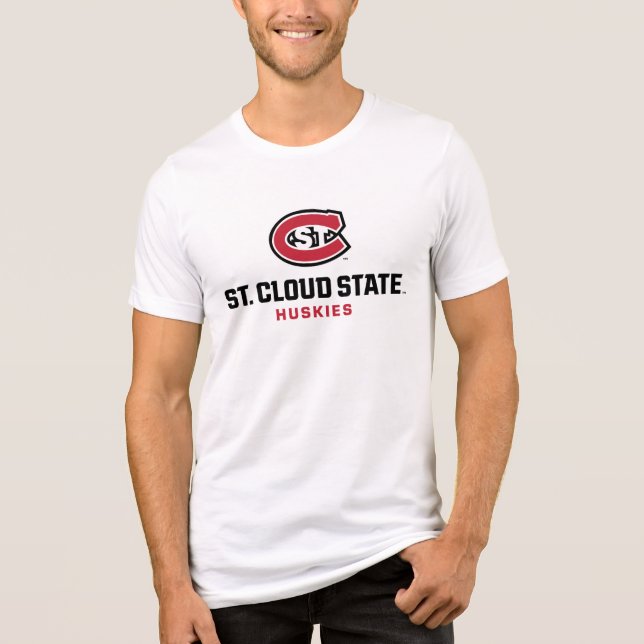 St. Cloud State Huskies Athletic C-Logo Tri-Blend Shirt (Front)