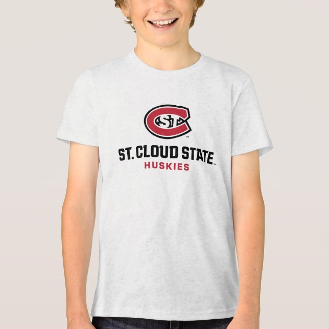 St. Cloud State Huskies Athletic C-Logo Tri-Blend Shirt (Front)