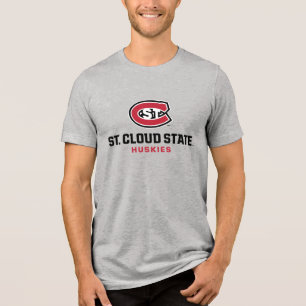 St. Cloud State Huskies Athletic C-Logo Tri-Blend Shirt