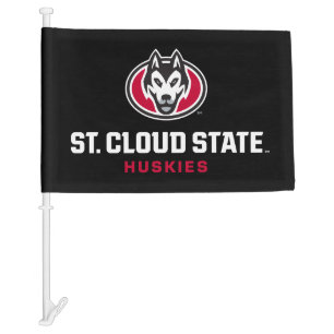 St. Cloud State Huskies Car Flag