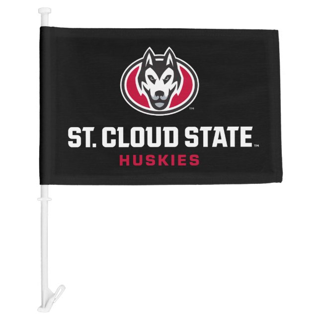 St. Cloud State Huskies Car Flag (Front)