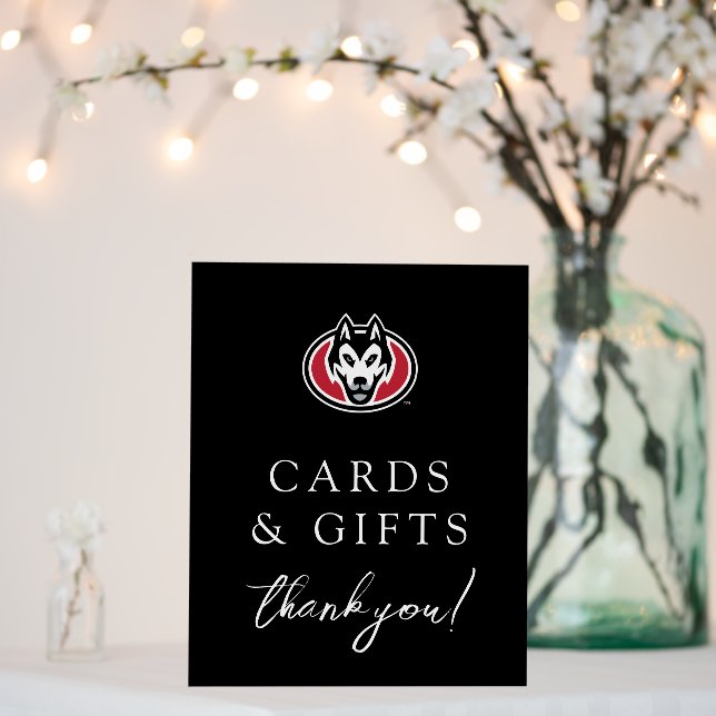 St. Cloud State Huskies Mascot Head Logo Foam Board (In Situ (Wedding))