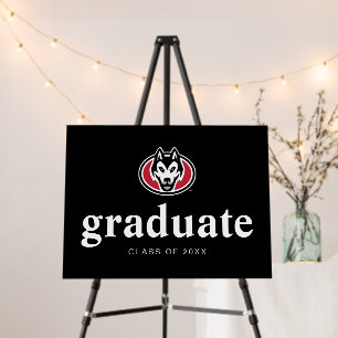 St. Cloud State Huskies Mascot Head Logo Foam Board