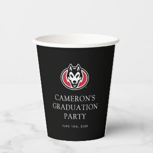 St. Cloud State Huskies Mascot Head Logo Paper Cups