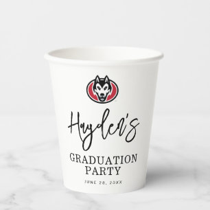 St. Cloud State Huskies Mascot Head Logo Paper Cups