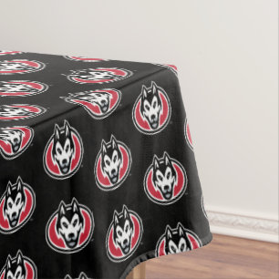 St. Cloud State Huskies Mascot Head Logo Tablecloth