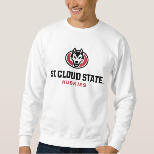 St. Cloud State Huskies Mascot Logo & Text Sweatshirt
