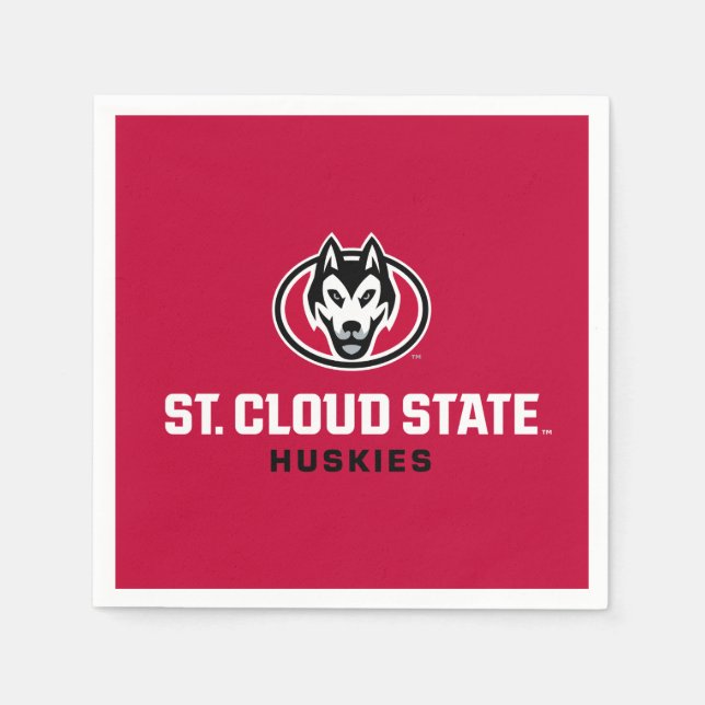 St. Cloud State Huskies Napkins (Front)