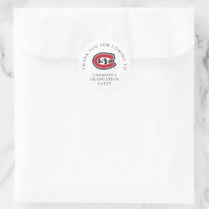 St. Cloud State University C Classic Round Sticker