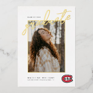 St. Cloud State University C Foil Invitation