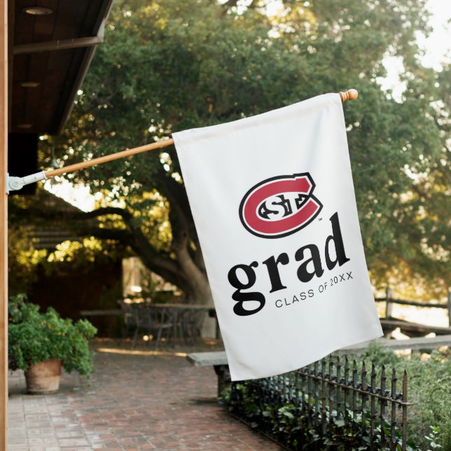St. Cloud State University C House Flag (In SItu)