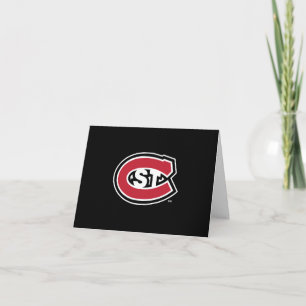 St. Cloud State University C Letterpress Thank You Card