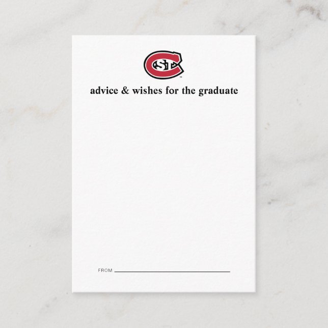 St. Cloud State University C Note Card (Front)