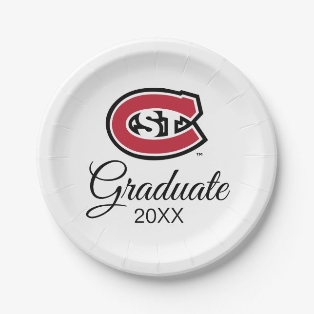 St. Cloud State University C Paper Plates (Front)