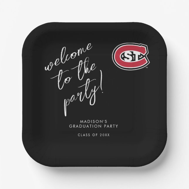 St. Cloud State University C Paper Plates (Front)