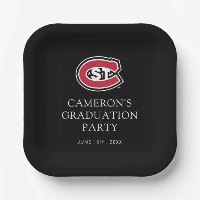 St. Cloud State University C Paper Plates (Front)