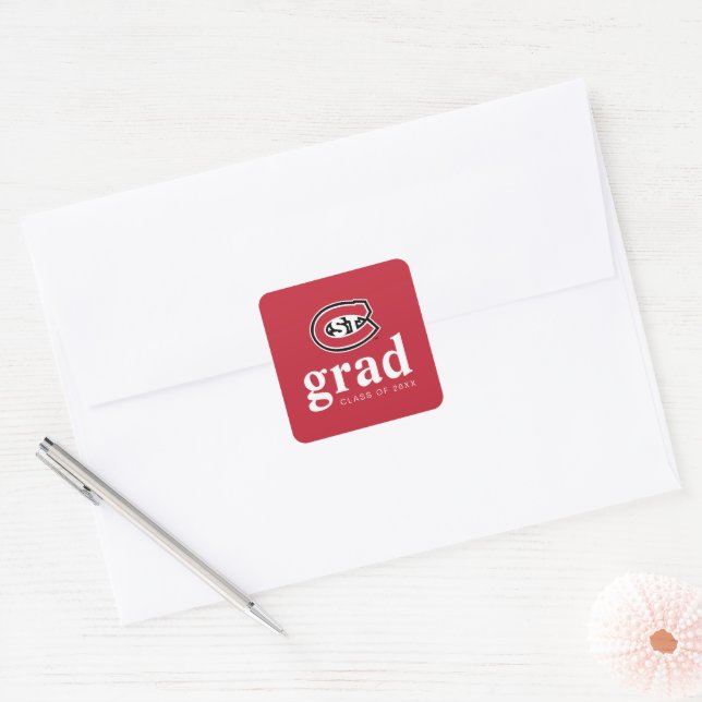 St. Cloud State University C Square Sticker (Envelope)