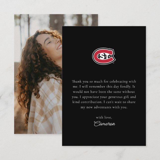 St. Cloud State University C Thank You Card (Front/Back)