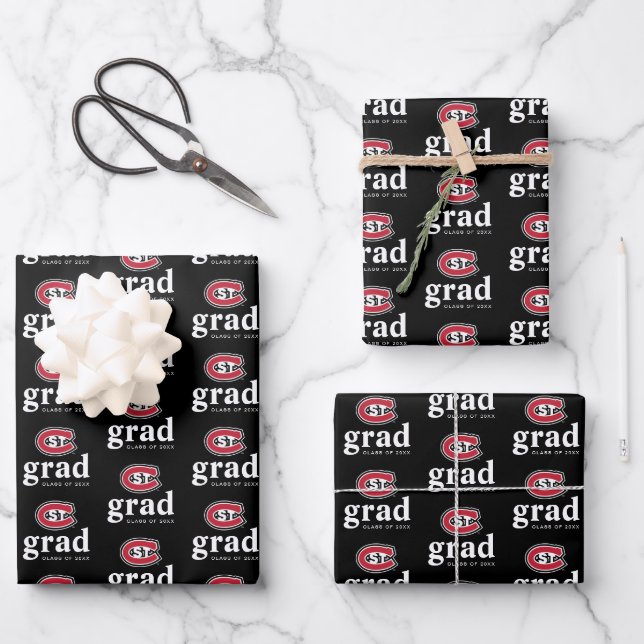 St. Cloud State University C Wrapping Paper Sheets (Front)