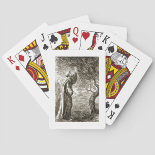 St. Columba changes bitter fruit into sweet, from Poker Cards