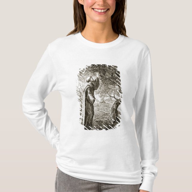 St. Columba changes bitter fruit into sweet, from T-Shirt (Front)