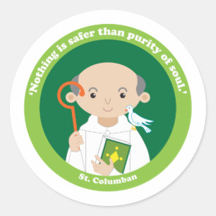 St. Columban Classic Round Sticker