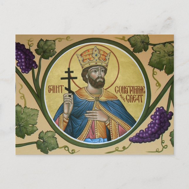St. Constantine the Great Prayer Card (Front)