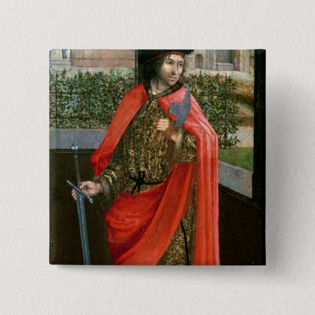 St. Crispin, 16th century Button (Front)