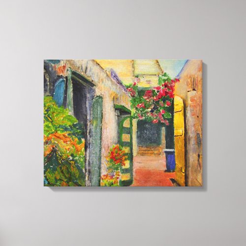 St Croix Alley Canvas Print