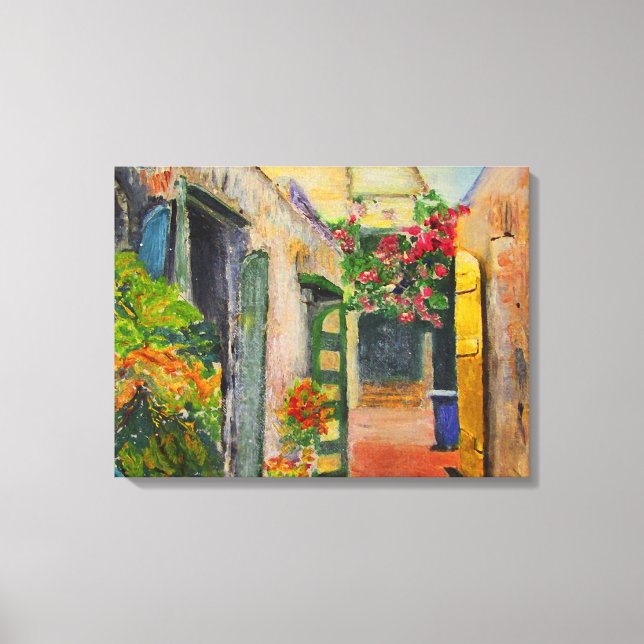 St. Croix Alley Canvas Print (Front)